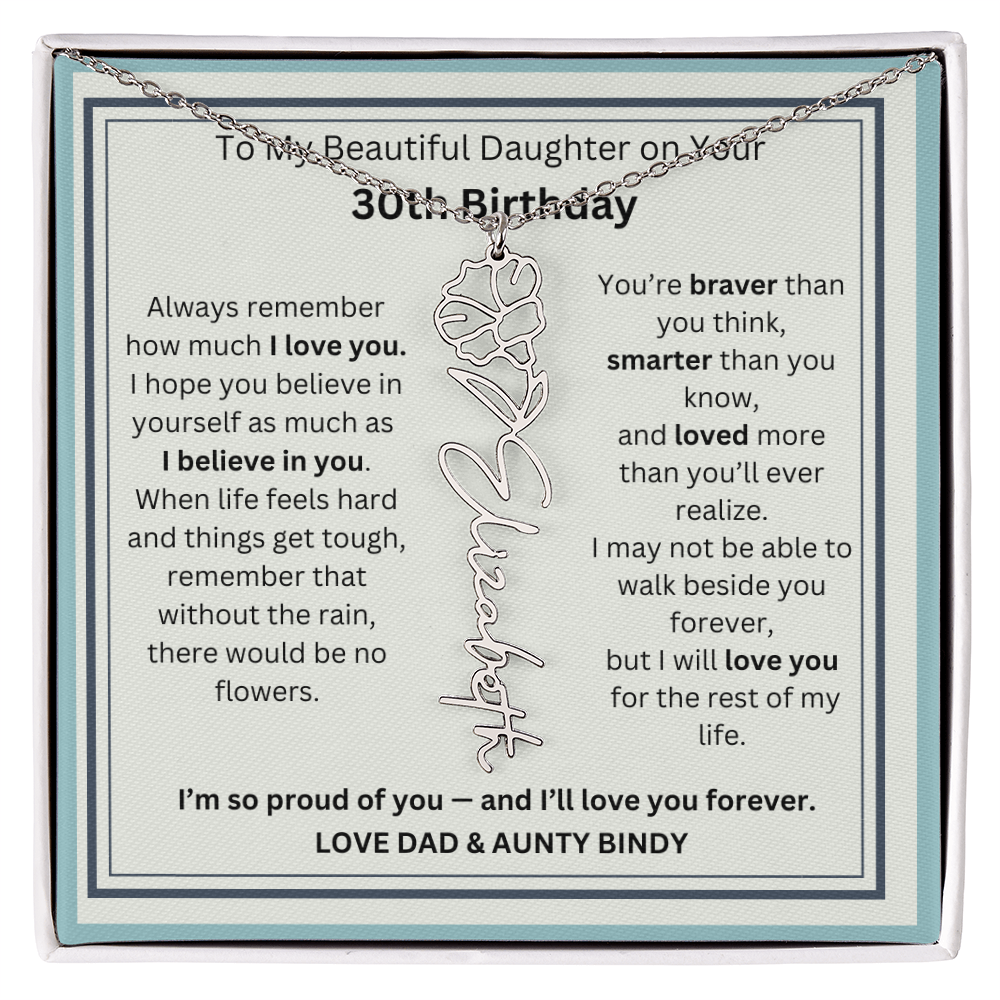 LOVE DAD & AUNTY BINDY