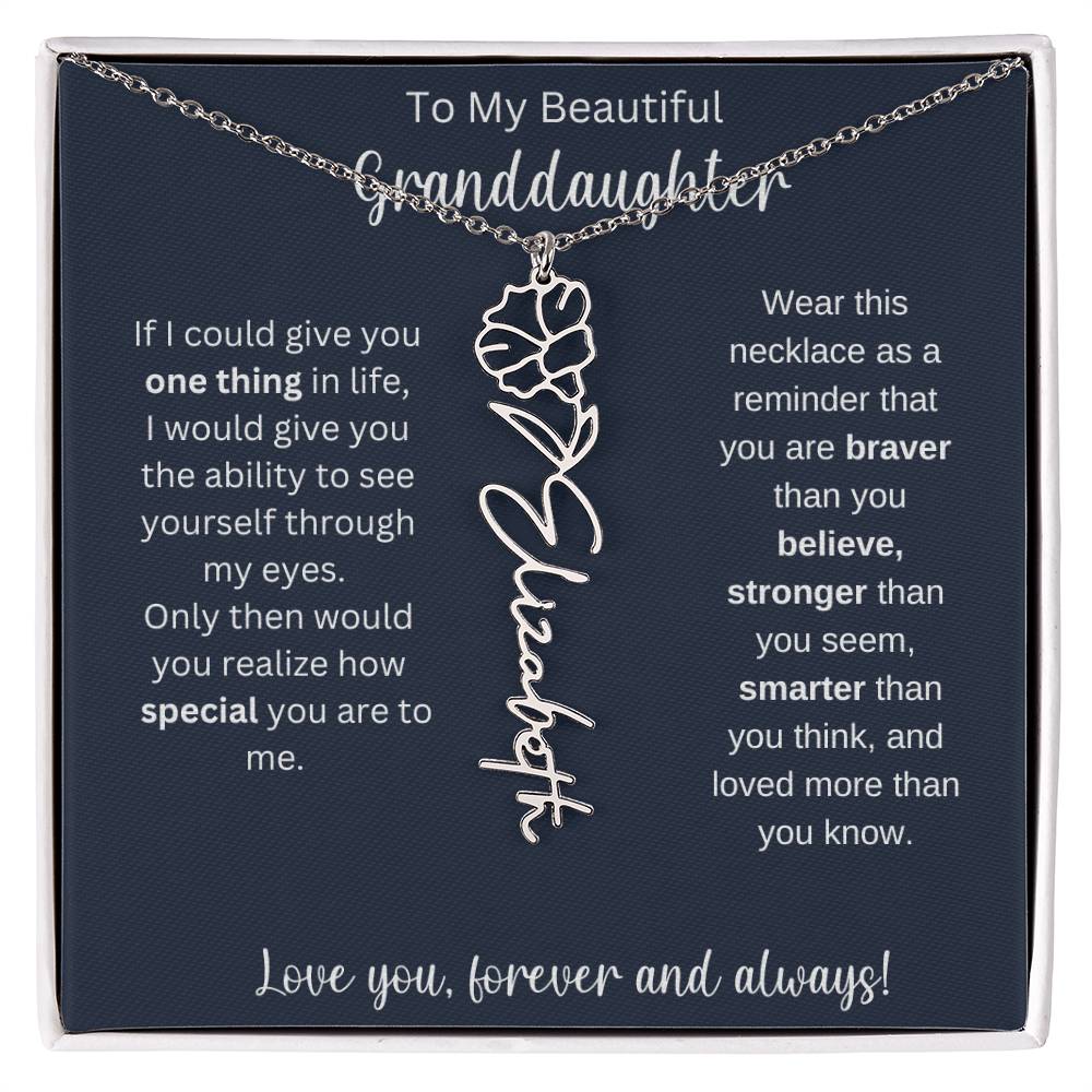 Granddaughter Personalized Christmas Gift