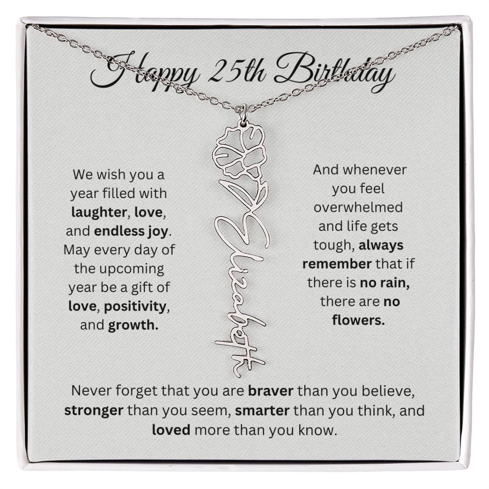 We Wish You - Happy 25th Birthday