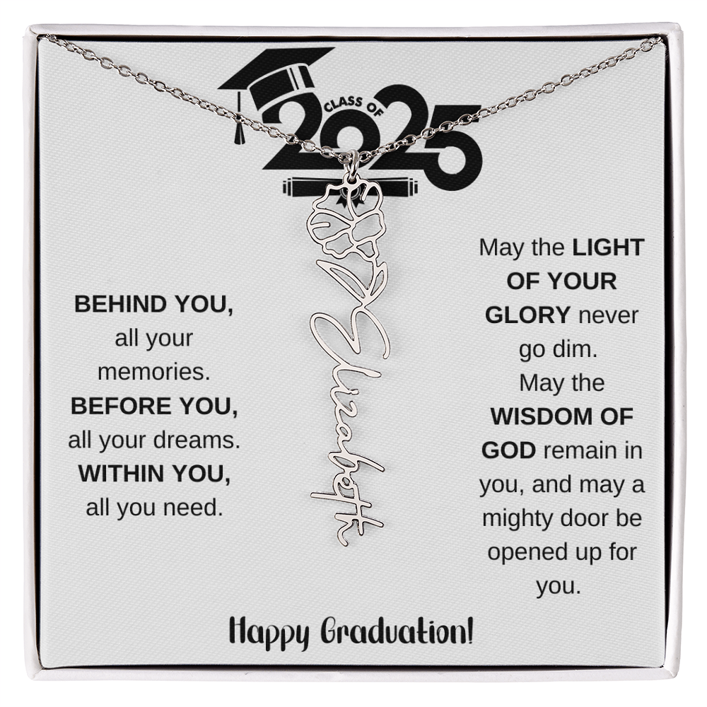 2025 Graduation Gift - Flower Name Necklace 8