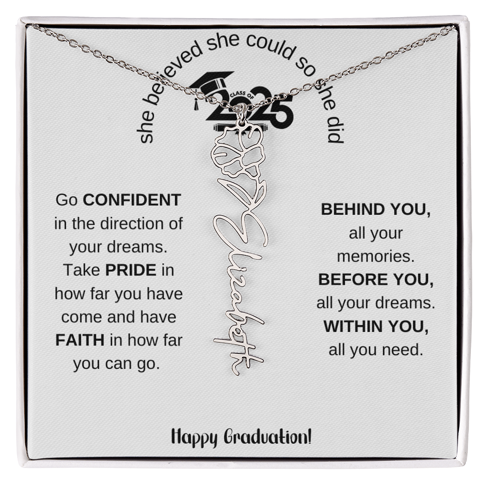 2025 Graduation Gift - Flower Name Necklace 5