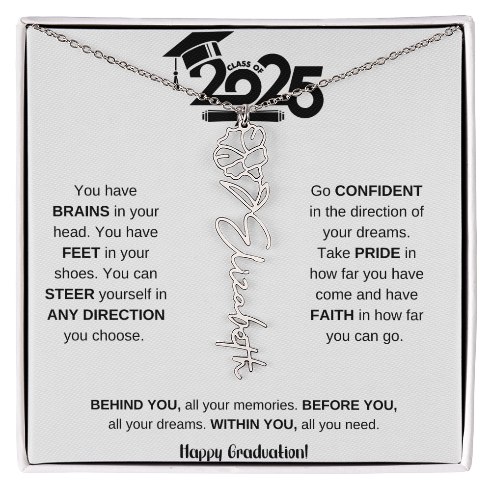 2025 Graduation Gift - Flower Name Necklace 7