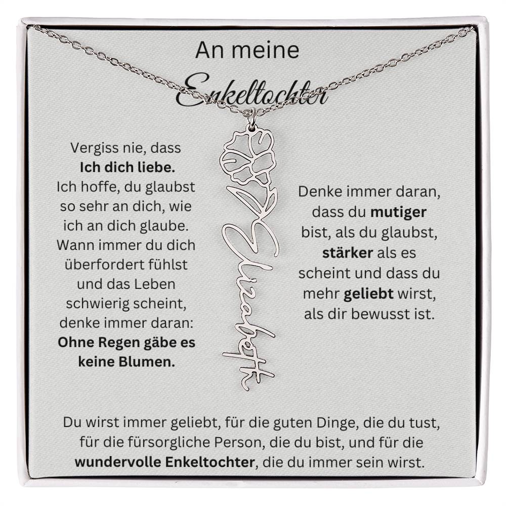 An Meine Enkeltochter - Vergiss Nie