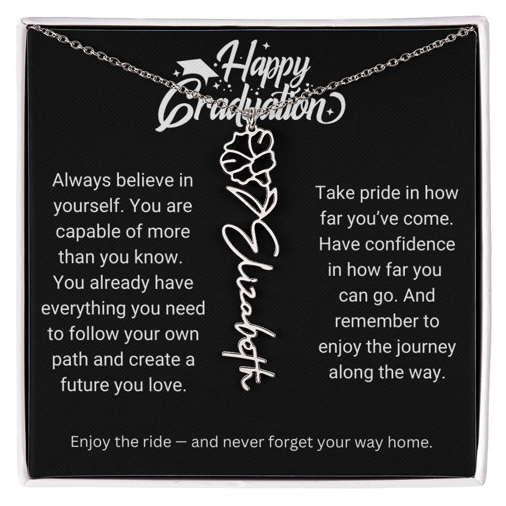 Personalized Graduation Jewelry Keepsake
