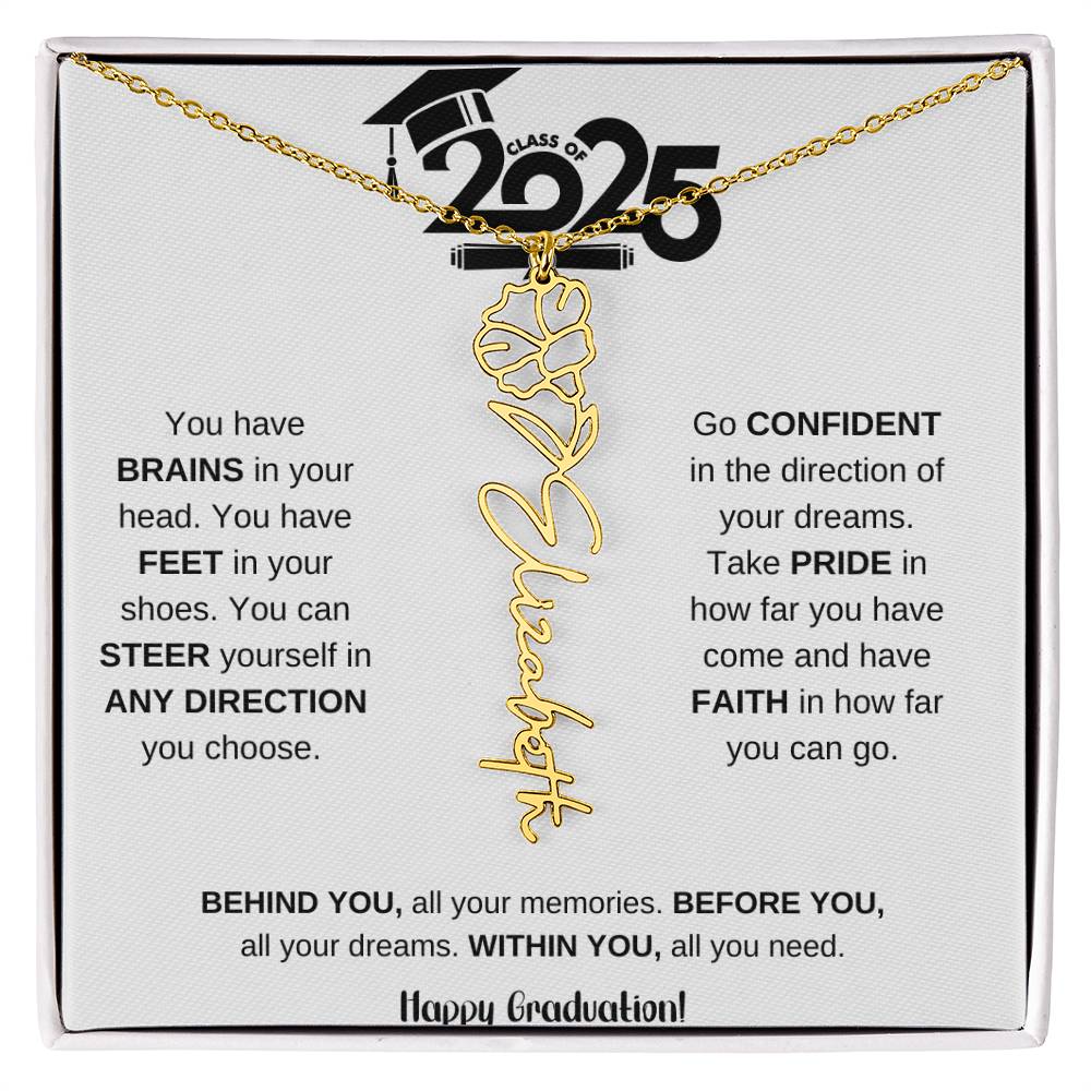 2025 Graduation Gift - Flower Name Necklace 7