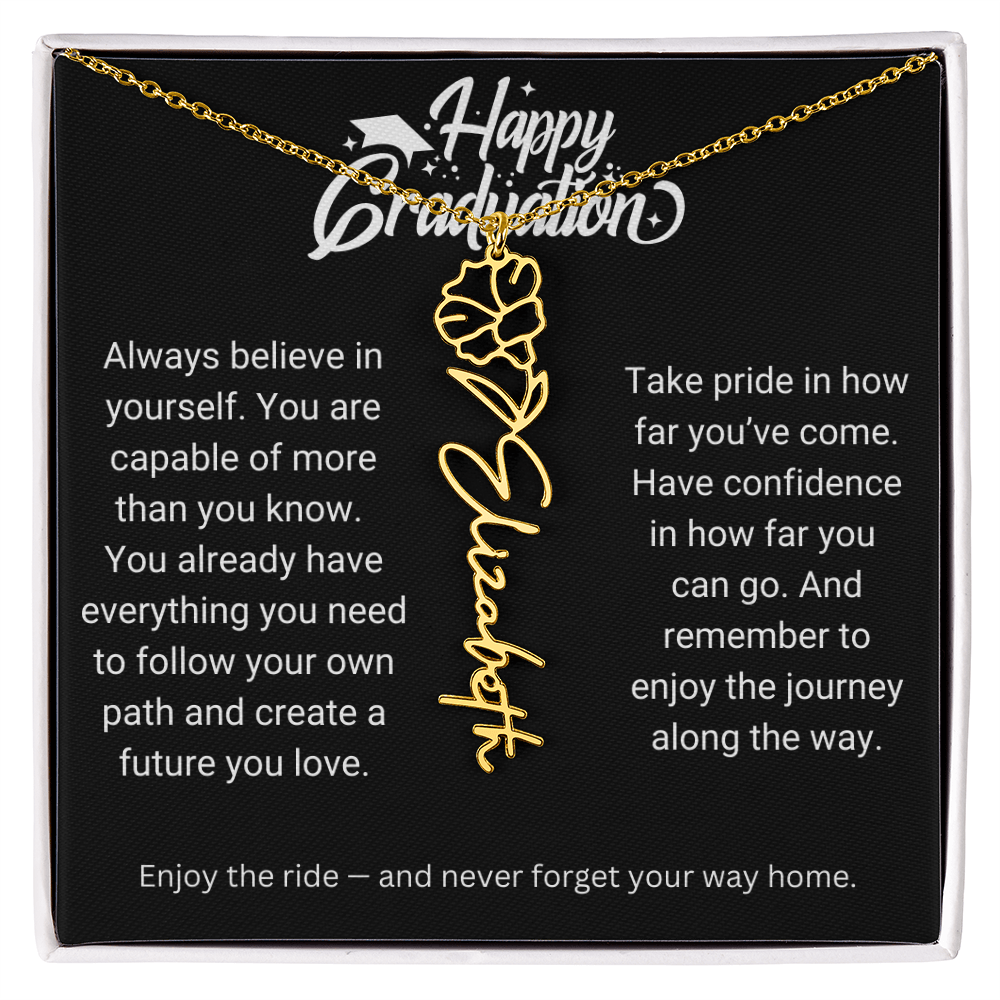 Personalized Graduation Jewelry Keepsake