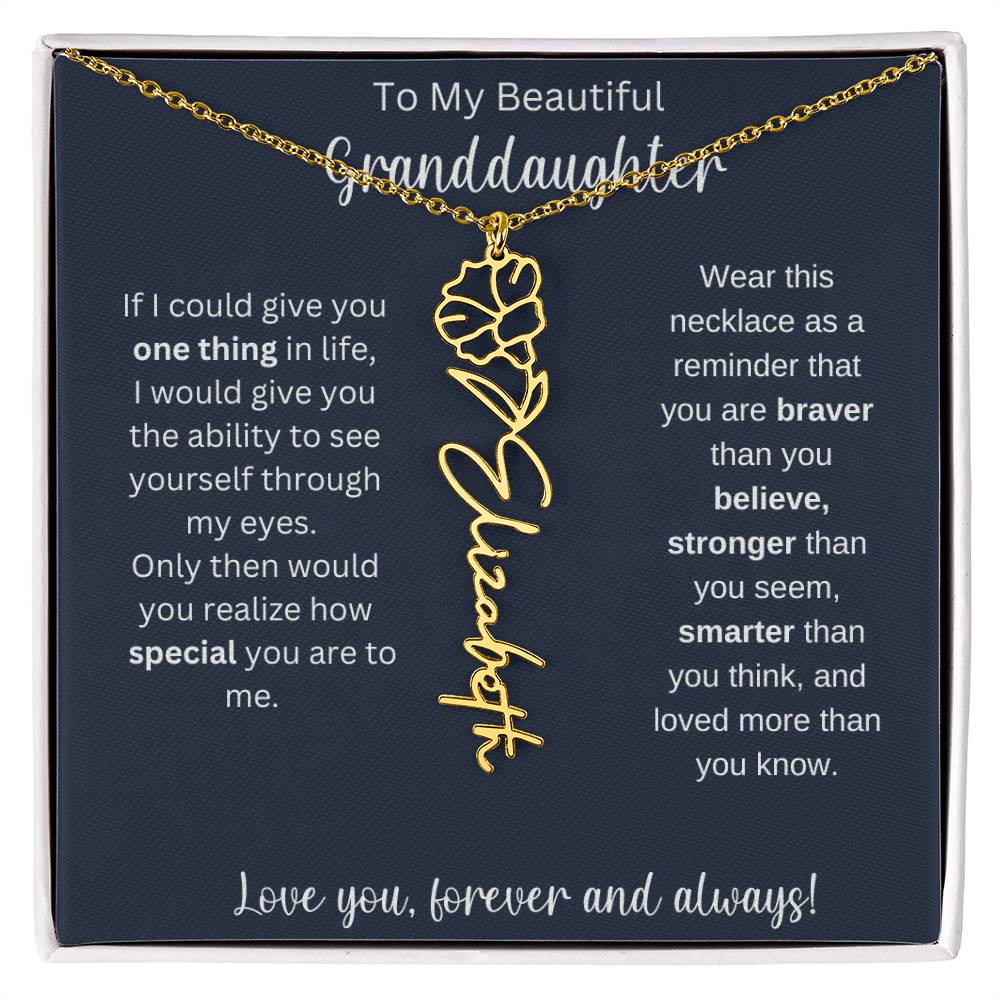 Granddaughter Personalized Christmas Gift