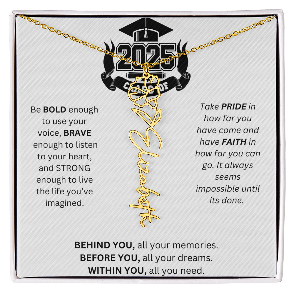 2025 Graduation Gift - Flower Name Necklace 3