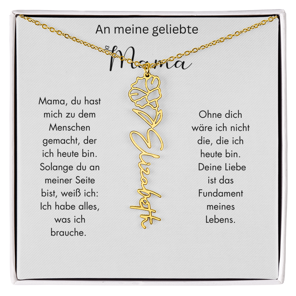 Personalisiertes Schmuck Geschenk für Mama