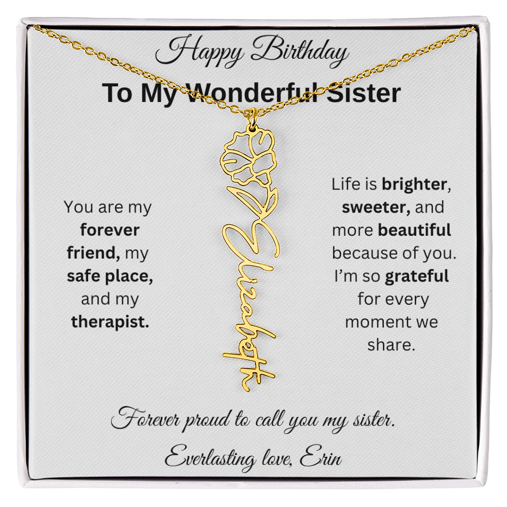 Custom Erin Birthflower