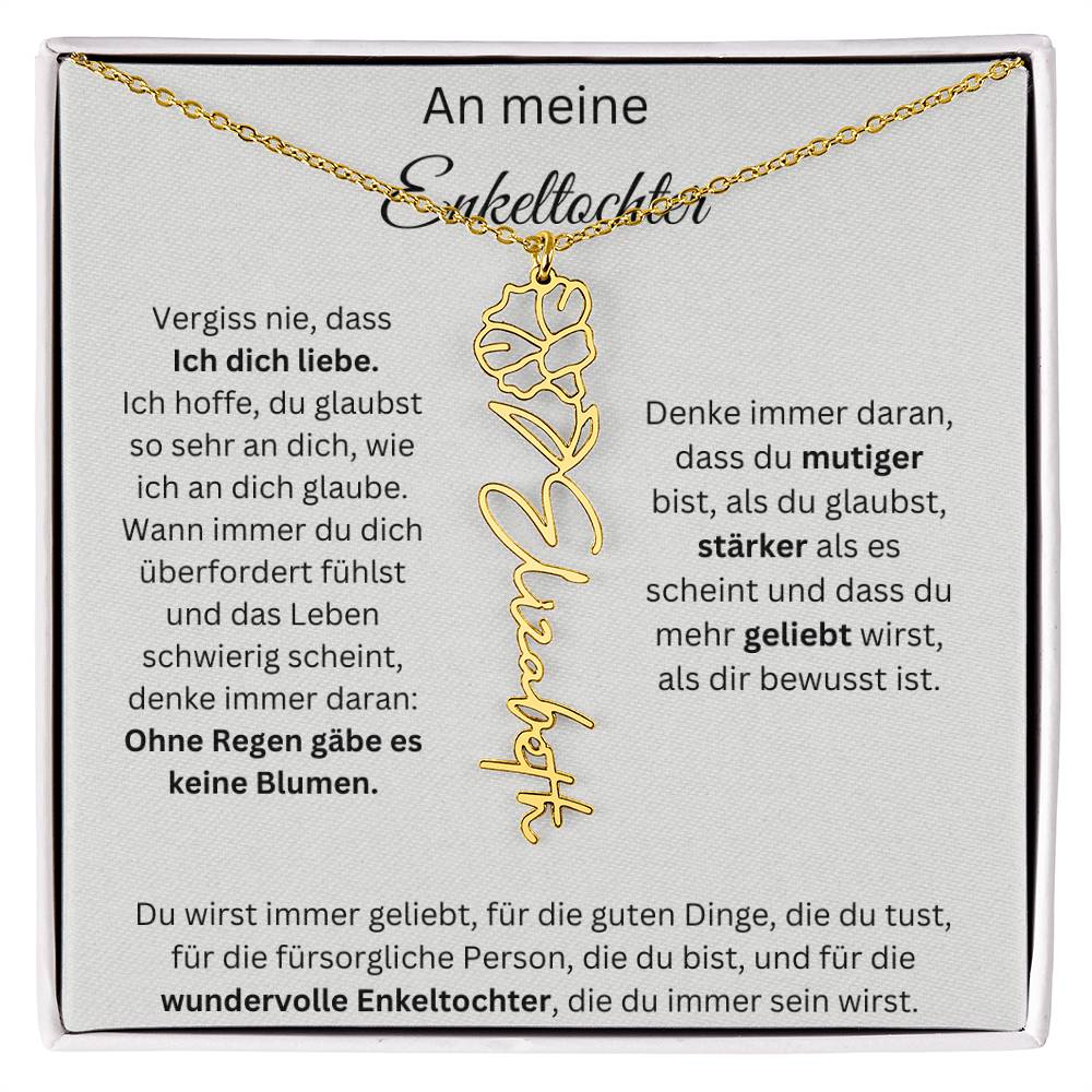 An Meine Enkeltochter - Vergiss Nie