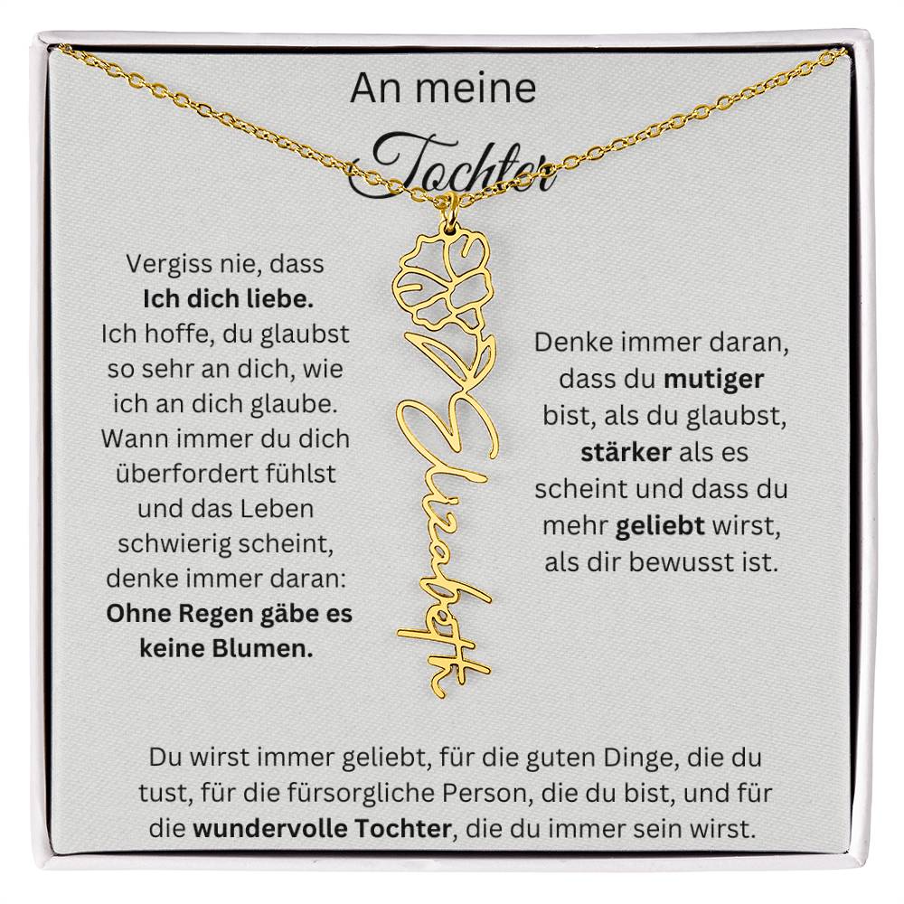 An Meine Tochter Vergiss Nie Dass Ich Dich Liebe