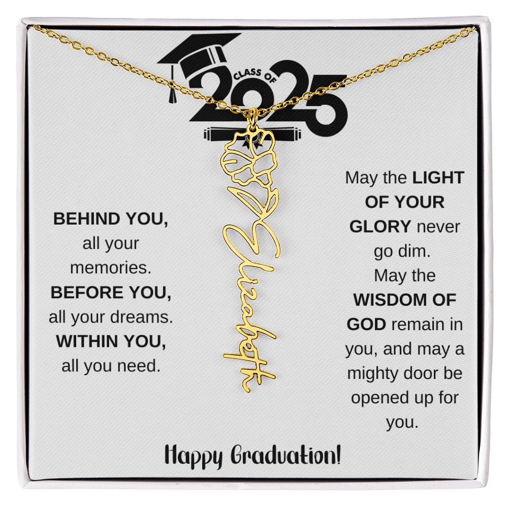 2025 Graduation Gift - Flower Name Necklace 8