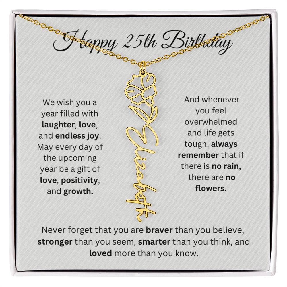 We Wish You - Happy 25th Birthday