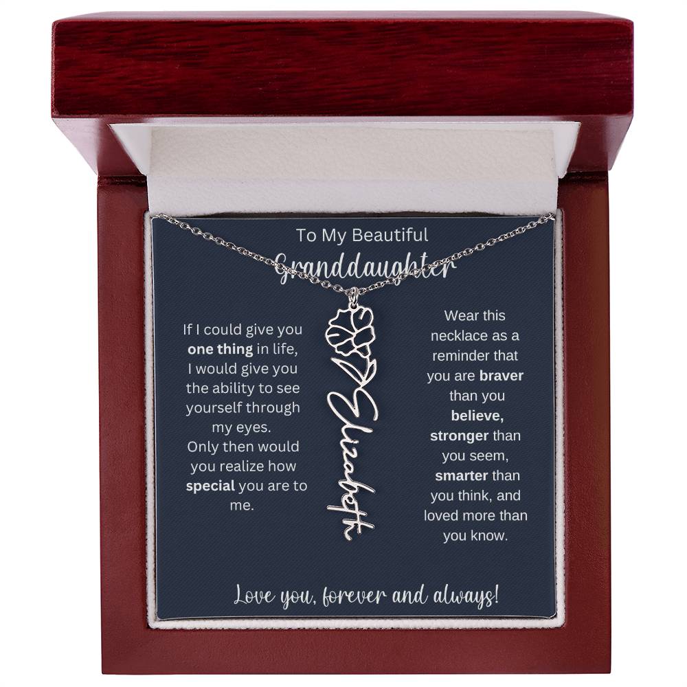 Granddaughter Personalized Christmas Gift