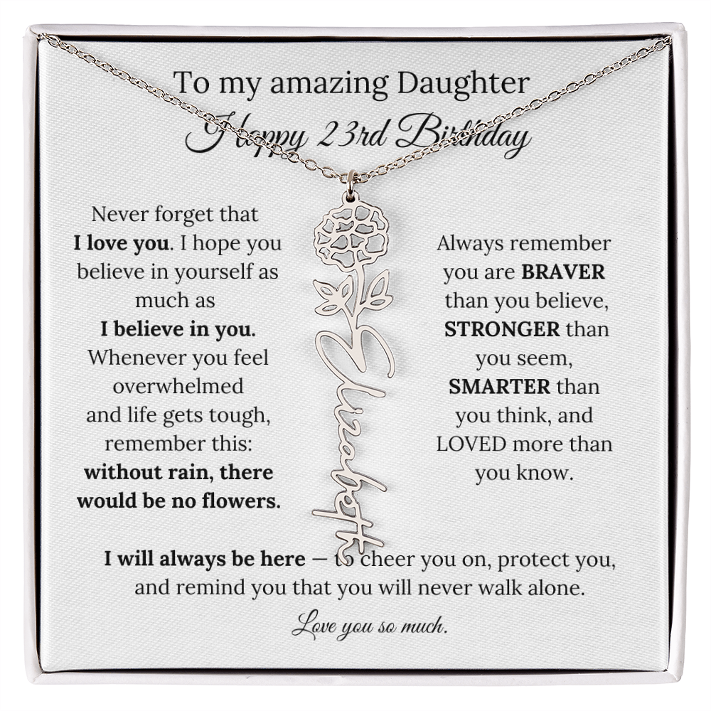 Happy 23rd Birthday Gift for Daughter