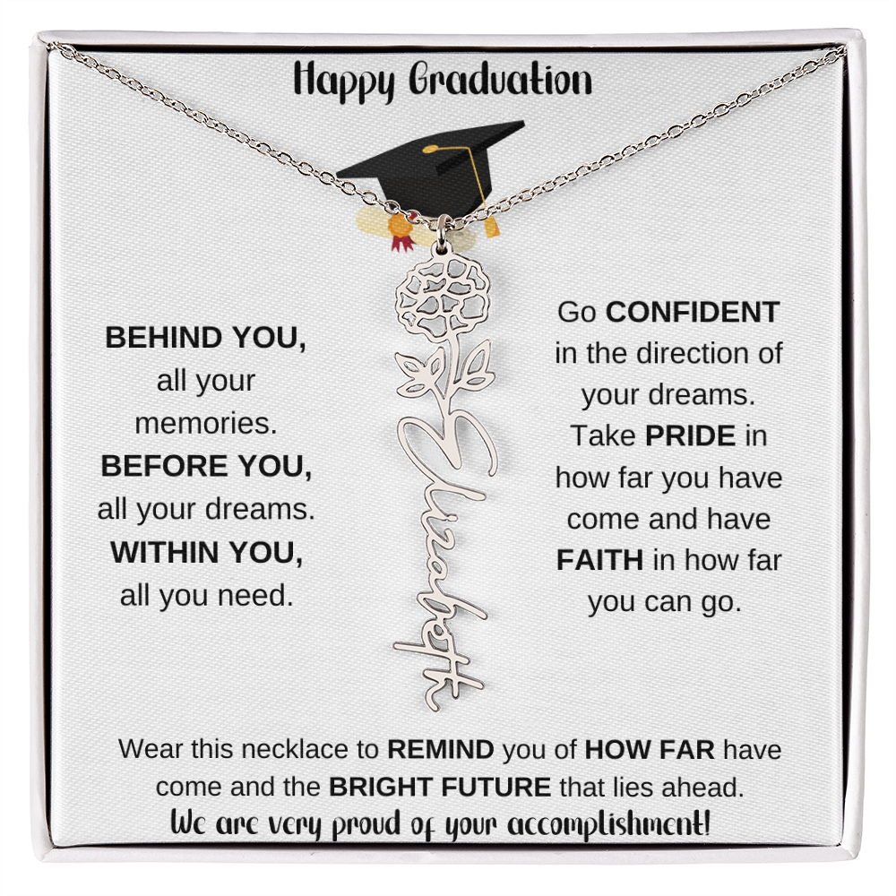 2025 Graduation Gift - Flower Name Necklace 10