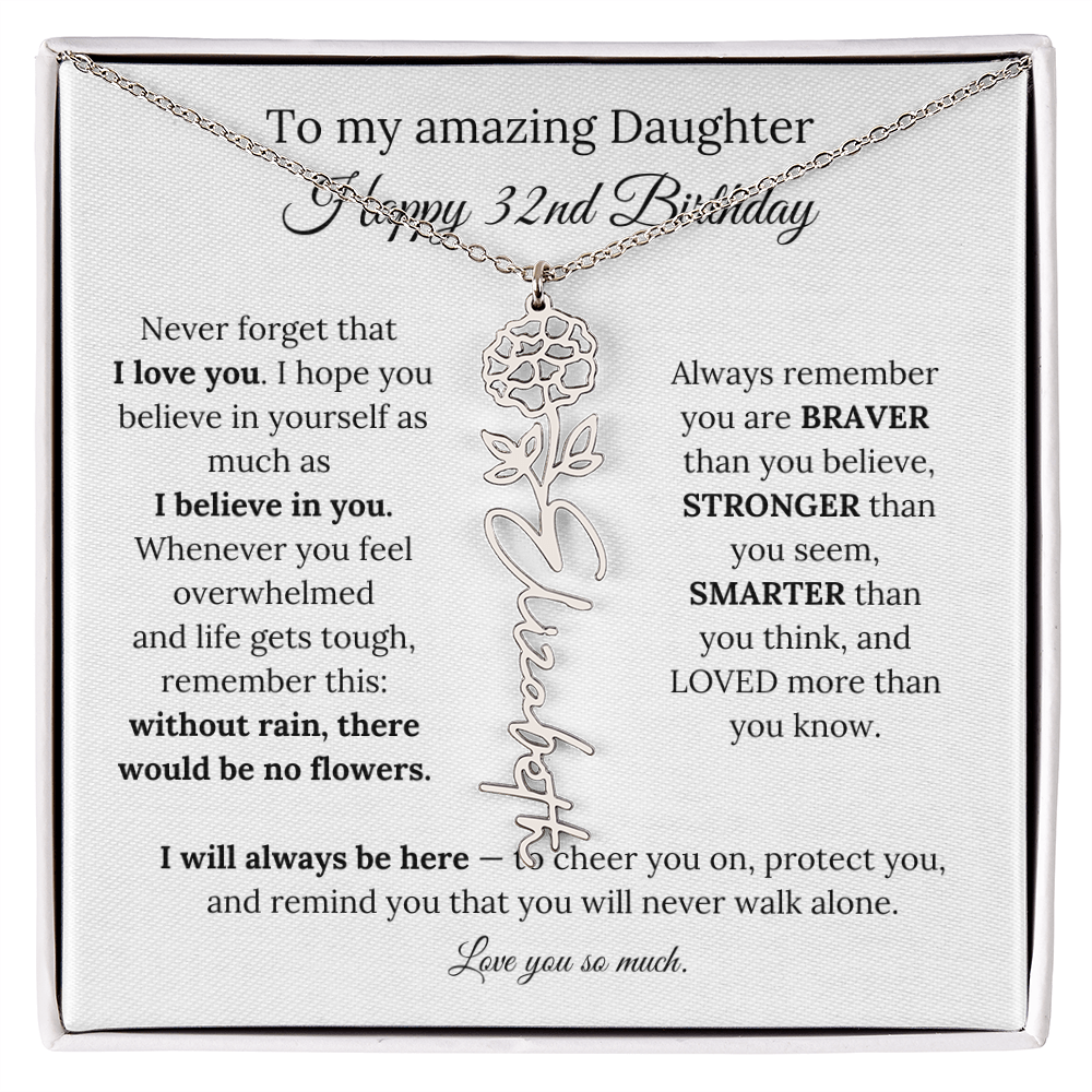 Happy 32nd Birthday Gift for Daughter