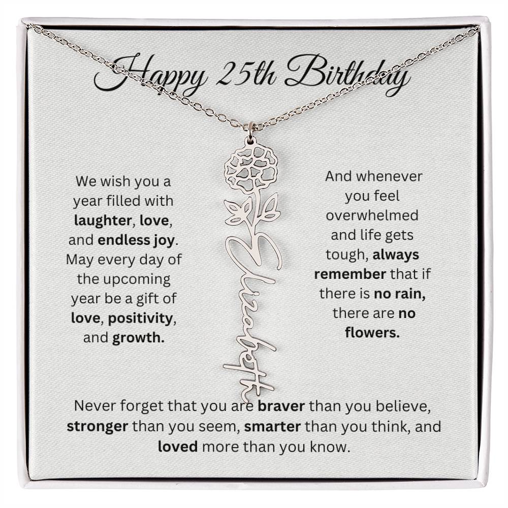 We Wish You - Happy 25th Birthday