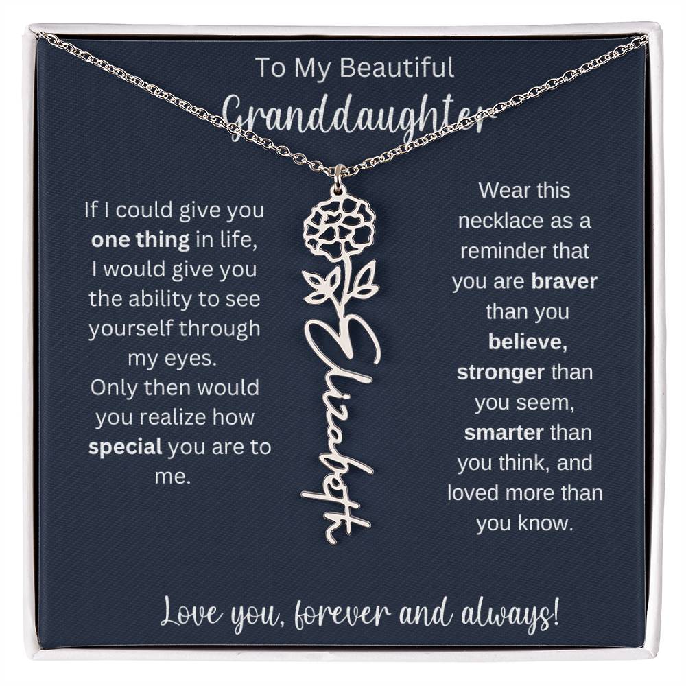 Granddaughter Personalized Christmas Gift