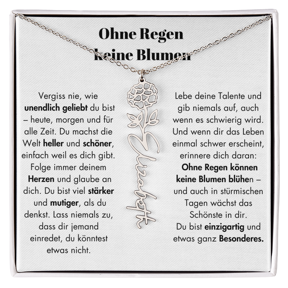 Weihnachtsgeschenk Schmuckkarte mit Spruch unendlich geliebt Mutmacher Hoffnung Liebe Geschenkidee