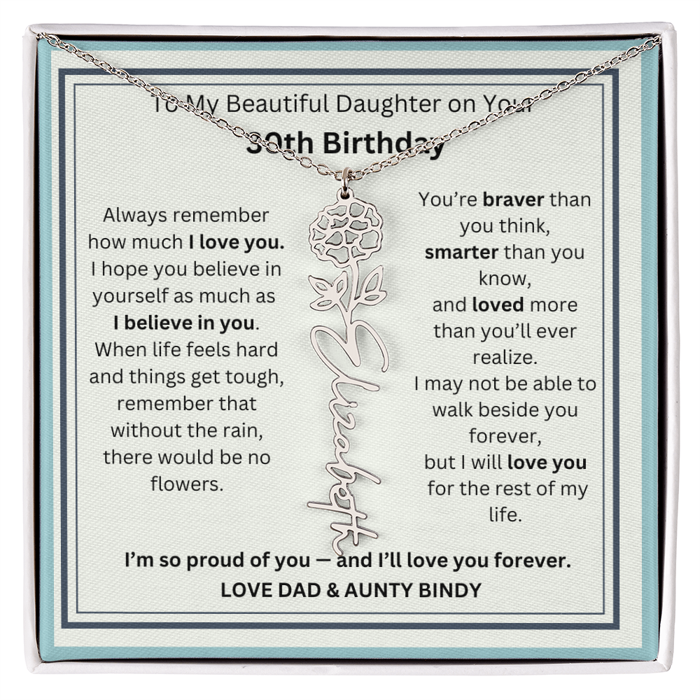 LOVE DAD & AUNTY BINDY