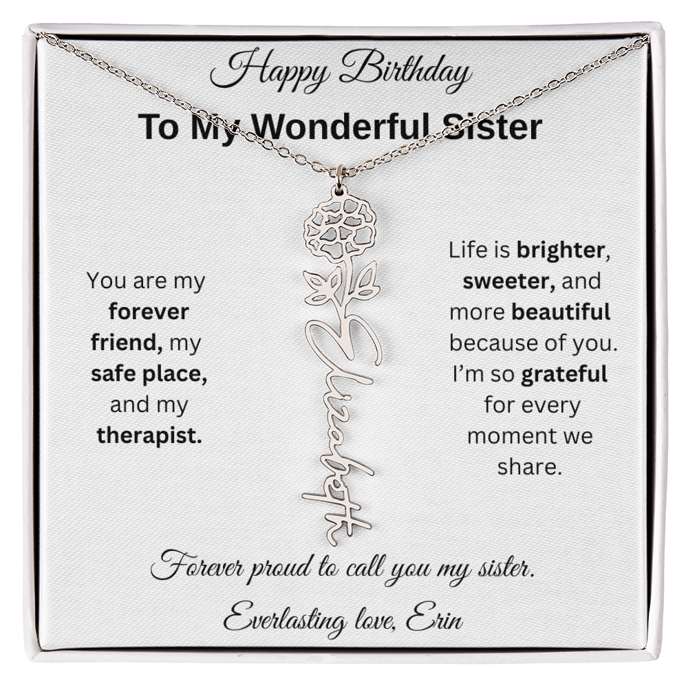 Custom Erin Birthflower