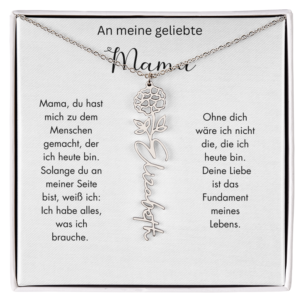 Personalisiertes Schmuck Geschenk für Mama