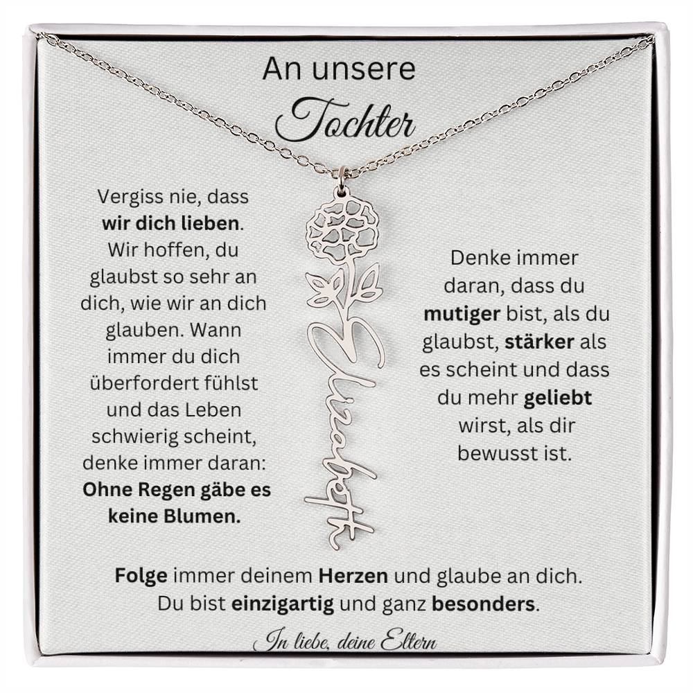 Weihnachtsgeschenk Eltern an Tochter