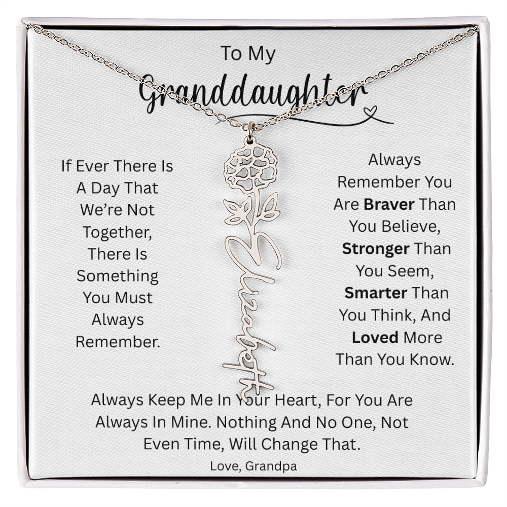 Granddaughter Grandpa