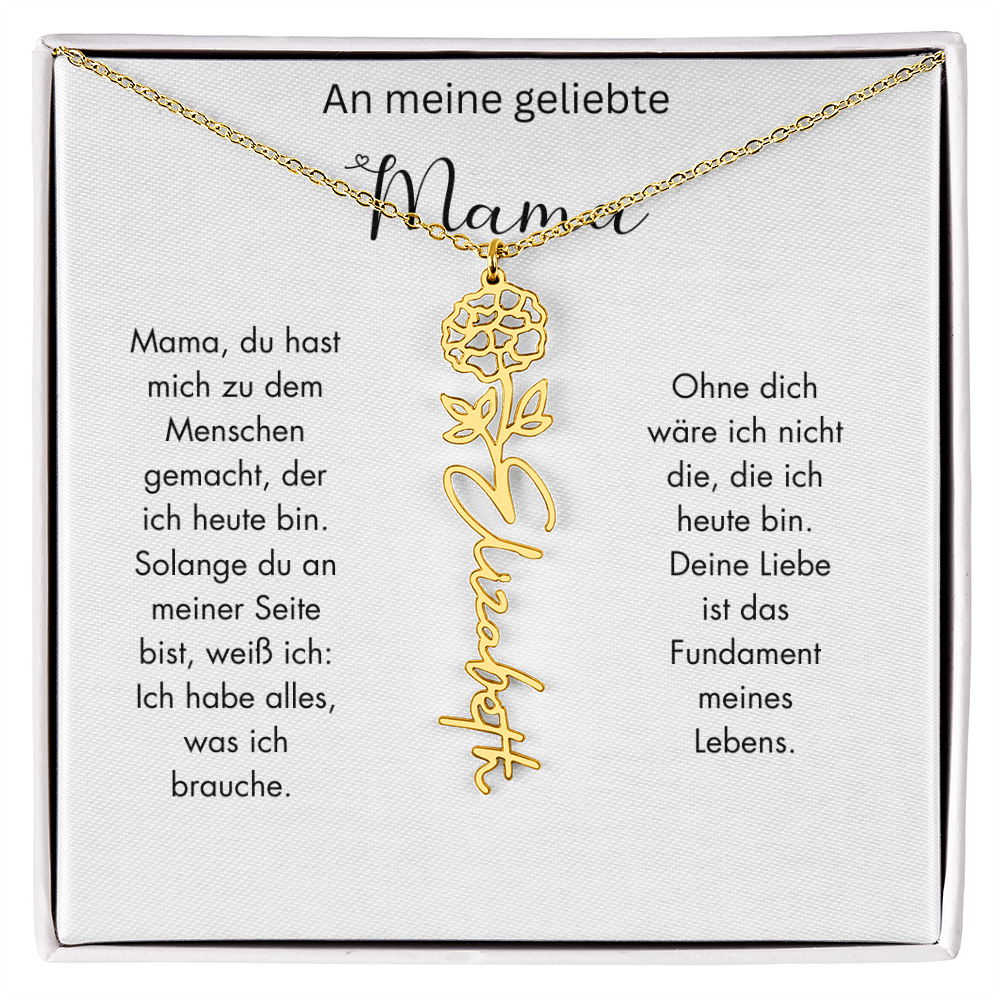 Personalisiertes Schmuck Geschenk für Mama