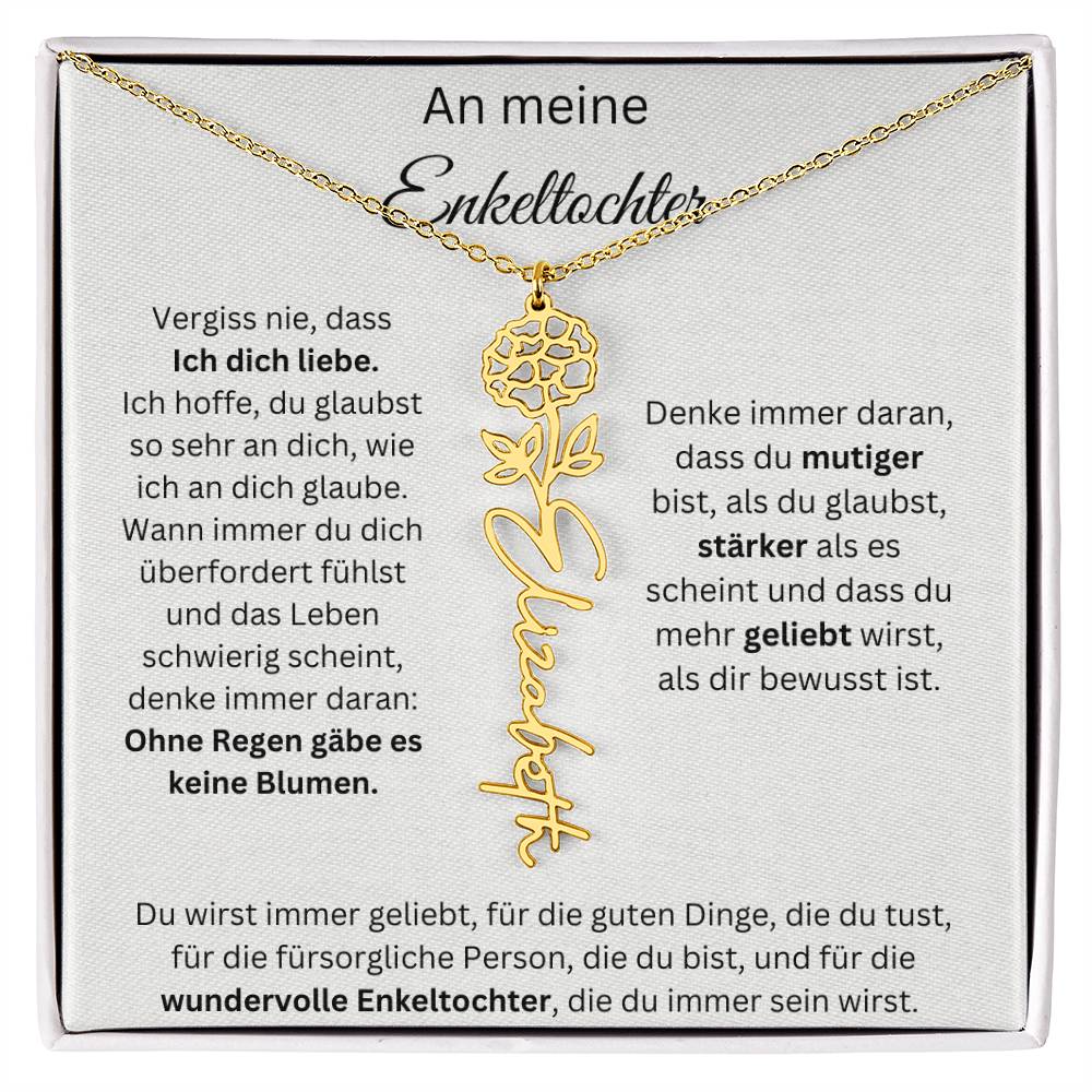 An Meine Enkeltochter - Vergiss Nie