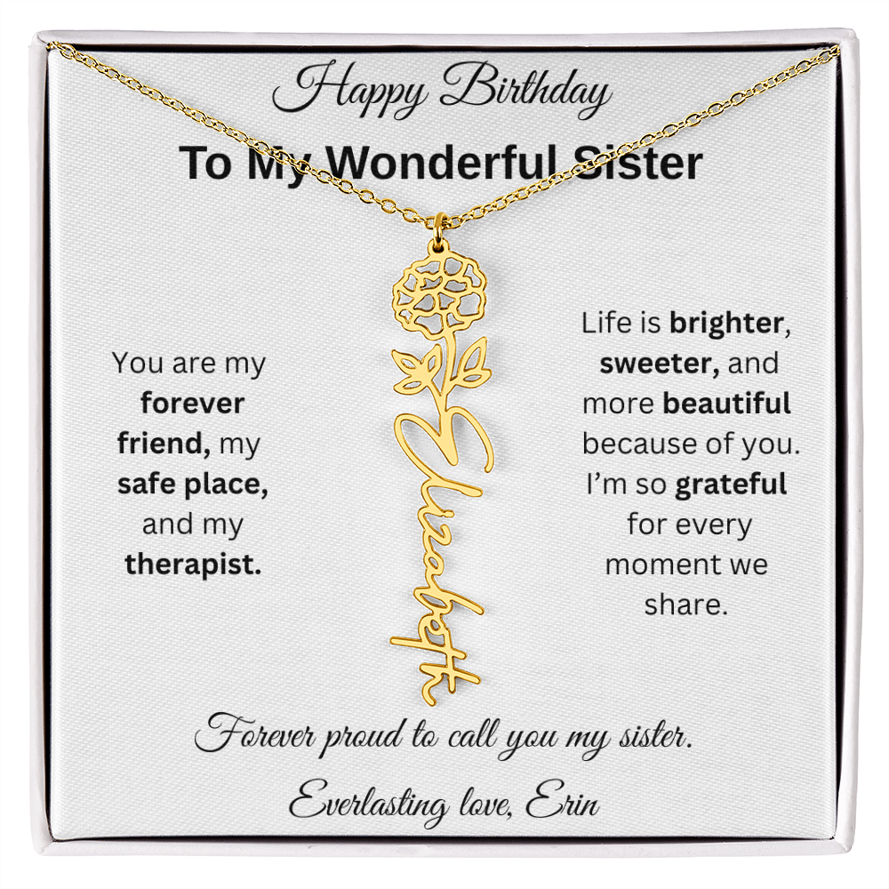 Custom Erin Birthflower