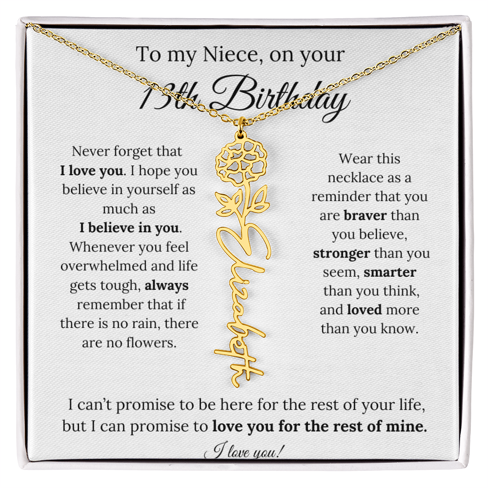 To My Niece 13th Birthday
