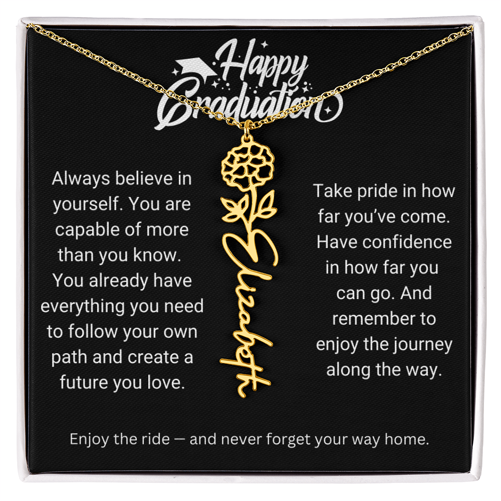 Personalized Graduation Jewelry Keepsake