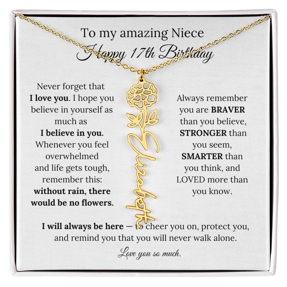 Happy 17th Birthday Gift for Niece