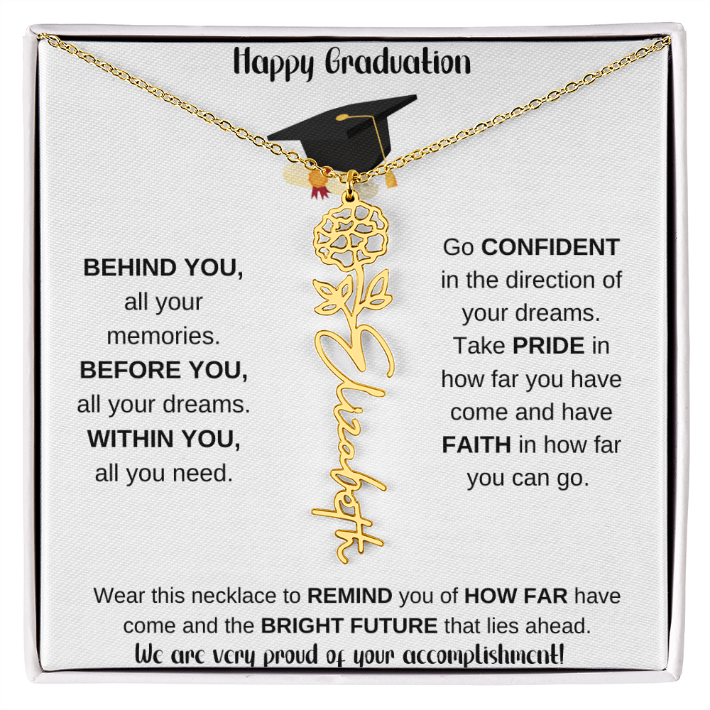 2025 Graduation Gift - Flower Name Necklace 10