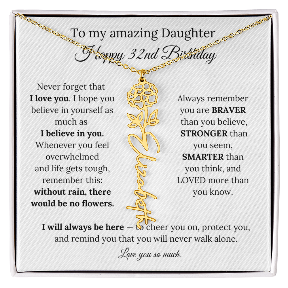 Happy 32nd Birthday Gift for Daughter