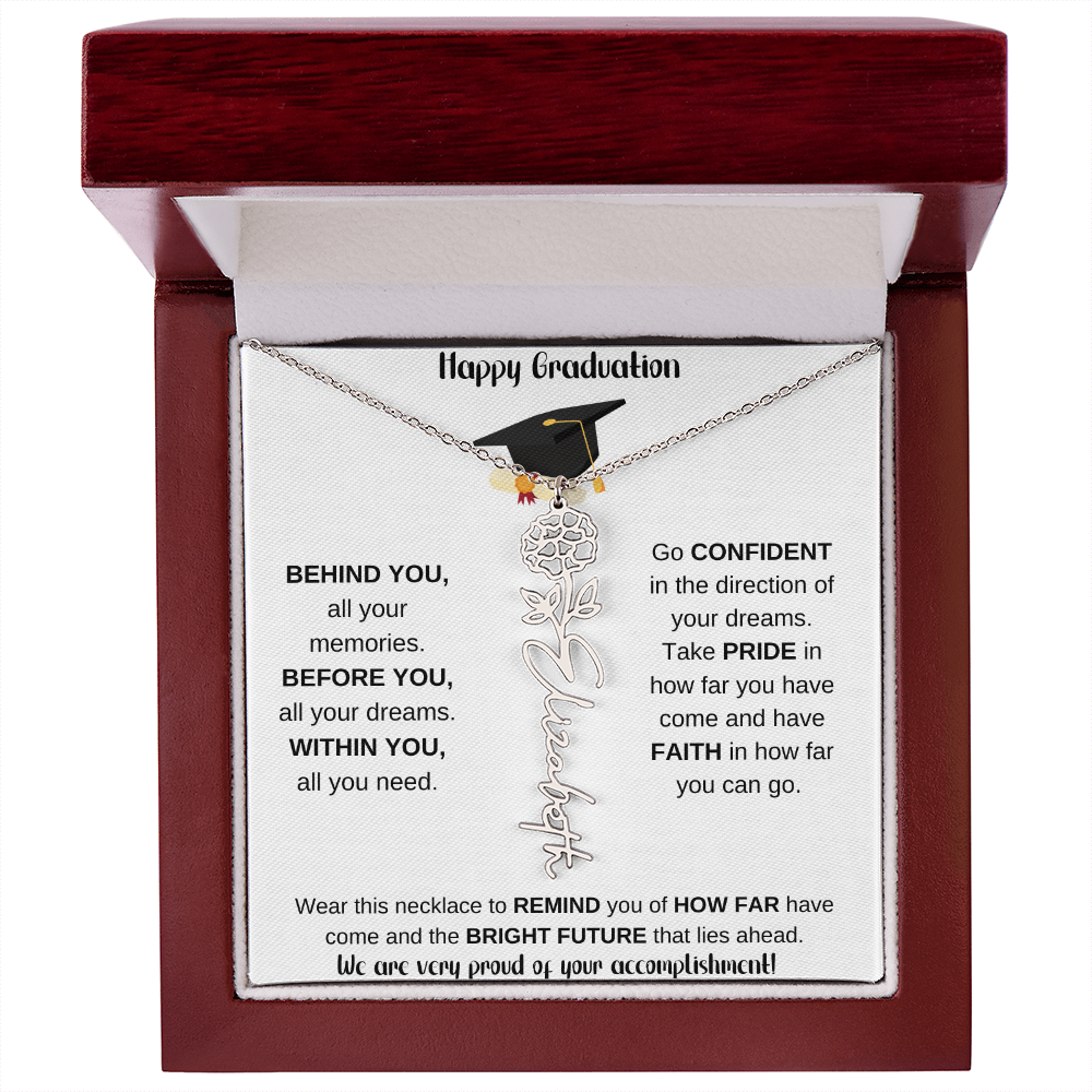2025 Graduation Gift - Flower Name Necklace 10
