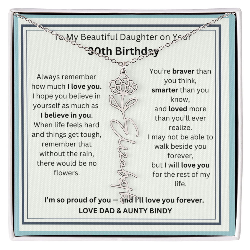 LOVE DAD & AUNTY BINDY