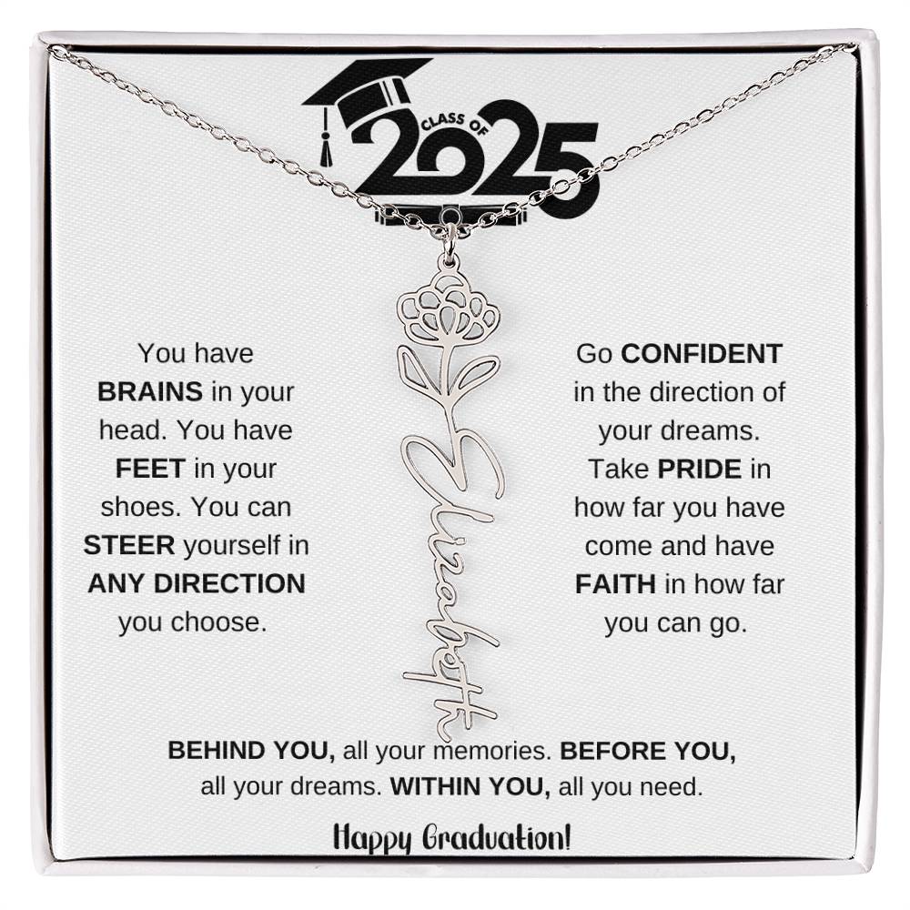 2025 Graduation Gift - Flower Name Necklace 7