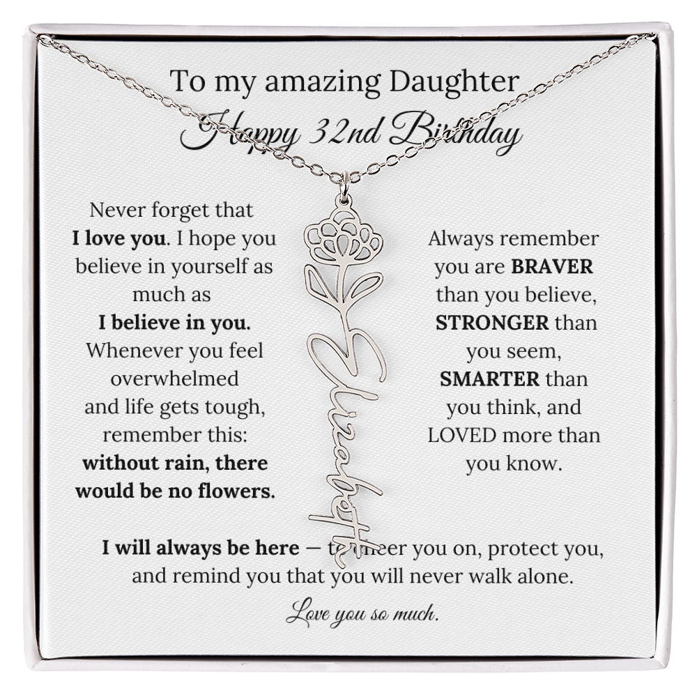 Happy 32nd Birthday Gift for Daughter