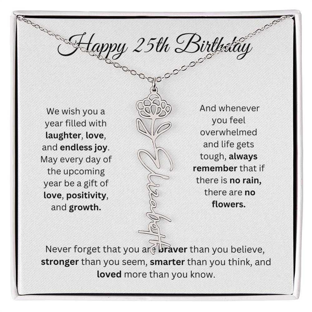 We Wish You - Happy 25th Birthday