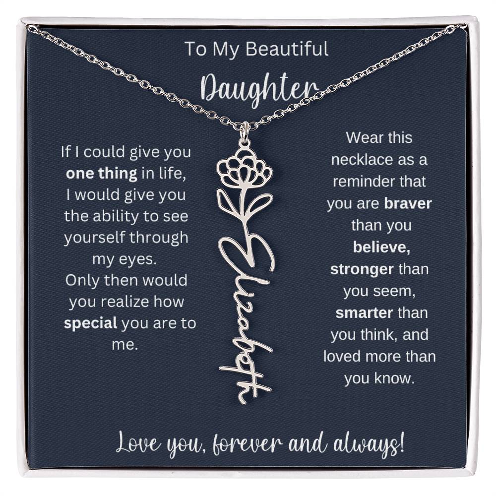 Daughter Custom Necklace 1