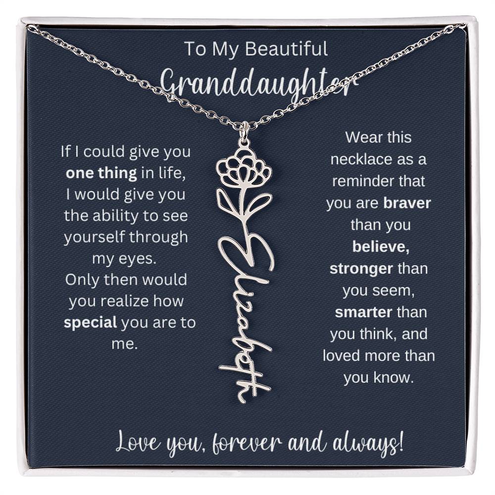 Granddaughter Personalized Christmas Gift