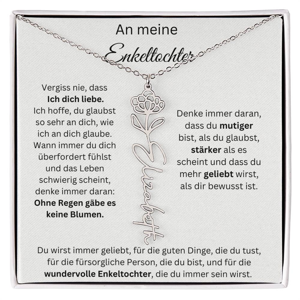 An Meine Enkeltochter - Vergiss Nie