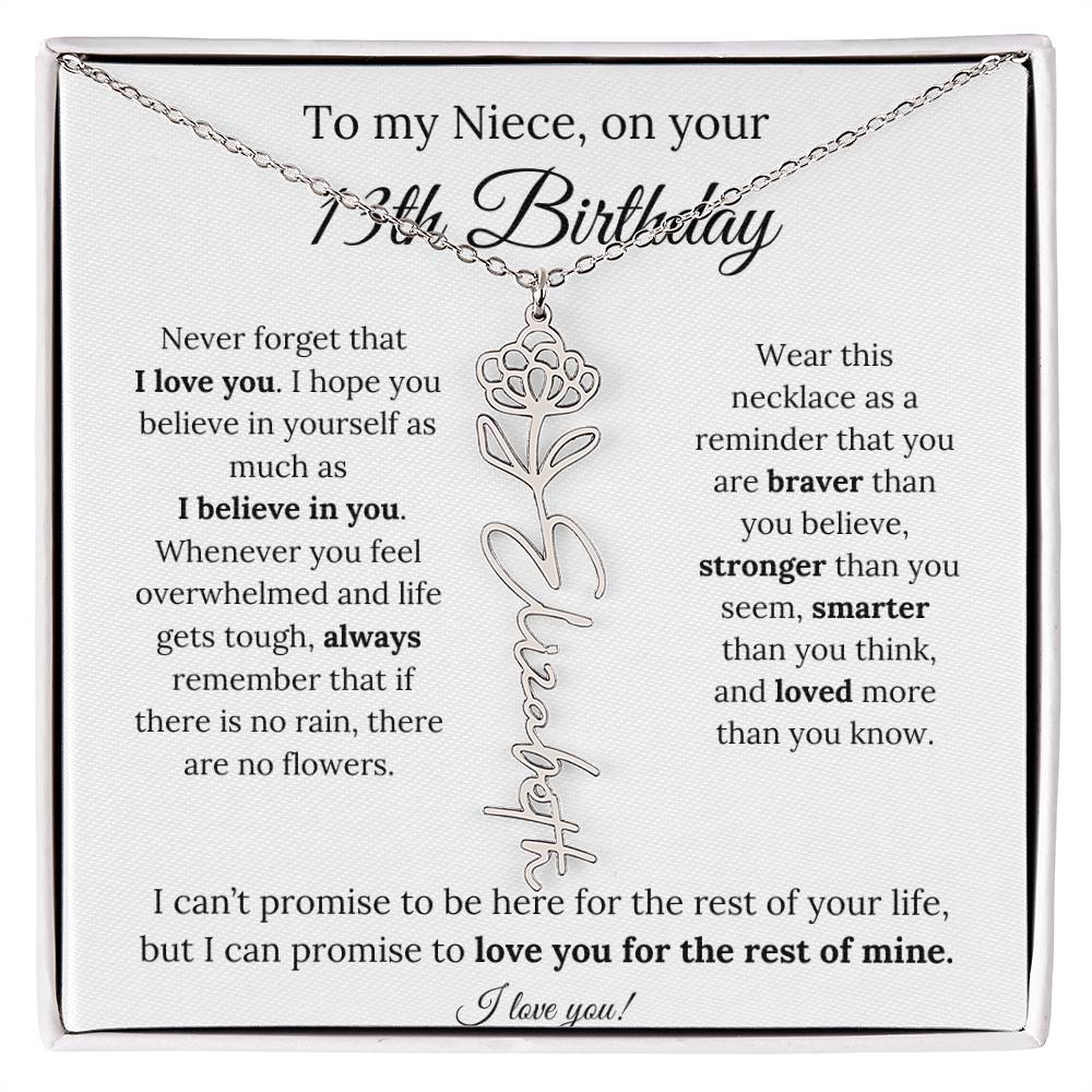 To My Niece 13th Birthday