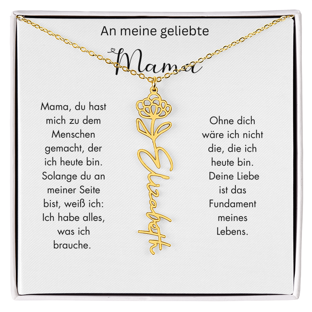 Personalisiertes Schmuck Geschenk für Mama