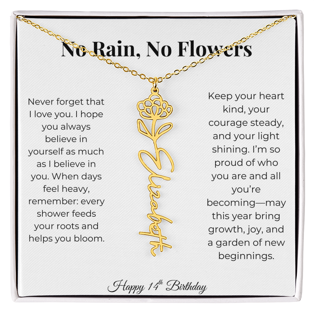 14th Birthday Gift for Daughter, Granddaughter, Niece, Goddaughter & Bonus Daughter