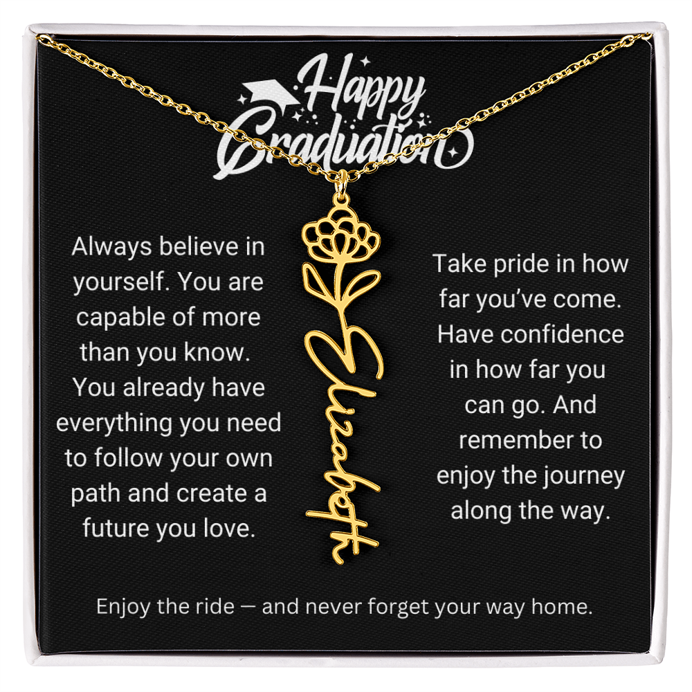 Personalized Graduation Jewelry Keepsake